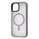 Чехол WAVE Matte Insane Case with MagSafe iPhone 15 Gray 508340010 фото