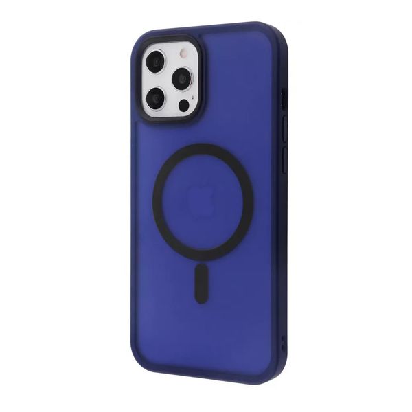 Чехол WAVE Matte Insane Case with MagSafe iPhone 12 Pro Max Midnight Blue 451120016 фото