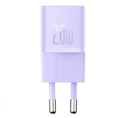 Мережевий зарядний пристрій Baseus GaN5 Fast Charger (mini) 1C 20W Purple 449160011 фото