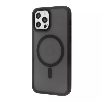 Чехол WAVE Matte Insane Case with MagSafe iPhone 12/12 Pro Black 451110001 фото