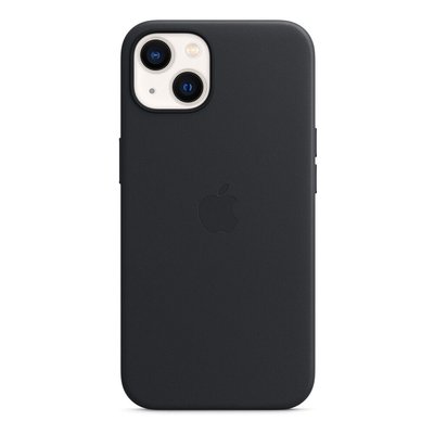 Чохол Apple iPhone 13 Leather Case with MagSafe - Midnight (MM183) MM183 фото