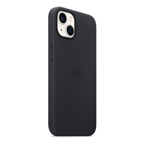 Чохол Apple iPhone 13 Leather Case with MagSafe - Midnight (MM183) MM183 фото