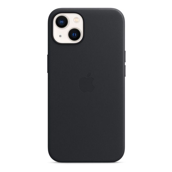 Чехол Apple iPhone 13 Leather Case with MagSafe - Midnight (MM183) MM183 фото