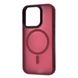 Чохол WAVE Matte Insane Case with MagSafe iPhone 15 Pro Max Dark Red 508370577 фото