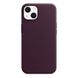 Чохол Apple iPhone 13 Leather Case with MagSafe - Dark Cherry (MM143) MM143 фото