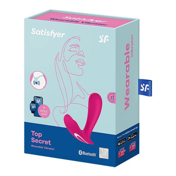 Смарт-вибратор в трусики Satisfyer Top Secret Pink SO7790 фото