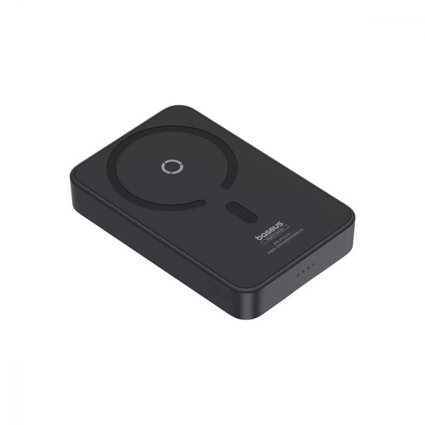 Внешний аккумулятор (павербанк) Baseus MagPro Magnetic Bracket Fast Charge Power Bank 5000mAh 20W Black P10064101123-00 фото