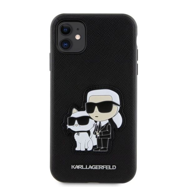 Чехол Karl Lagerfeld PU Saffiano Karl and Choupette NFT для Apple iPhone 11 KLHCN61SANKCPK фото