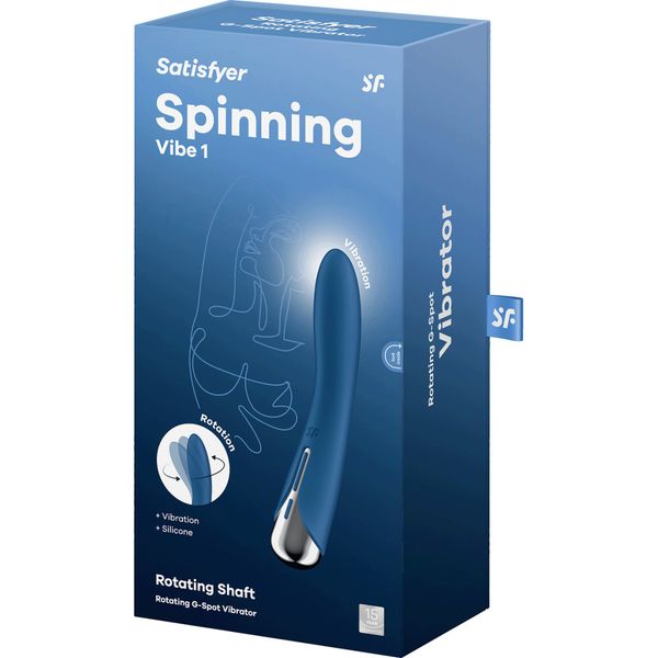 Вібратор Satisfyer Spinning Vibe 1 Blue D-237582 фото