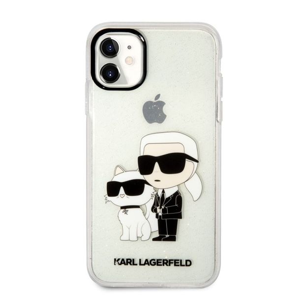 Чехол Karl Lagerfeld IML Glitter Karl and Choupette NFT для Apple iPhone 11 KLHCN61HNKCTGT фото