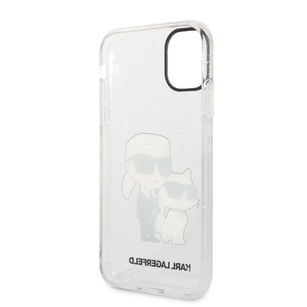 Чехол Karl Lagerfeld IML Glitter Karl and Choupette NFT для Apple iPhone 11 KLHCN61HNKCTGT фото