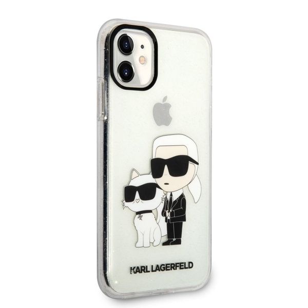 Чехол Karl Lagerfeld IML Glitter Karl and Choupette NFT для Apple iPhone 11 KLHCN61HNKCTGT фото