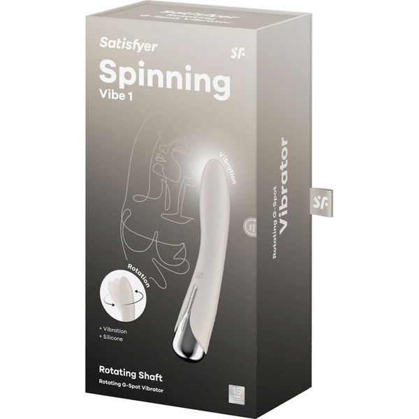 Вібратор Satisfyer Spinning Vibe 1 White D-237581 фото