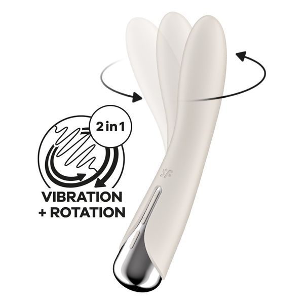 Вібратор Satisfyer Spinning Vibe 1 White D-237581 фото