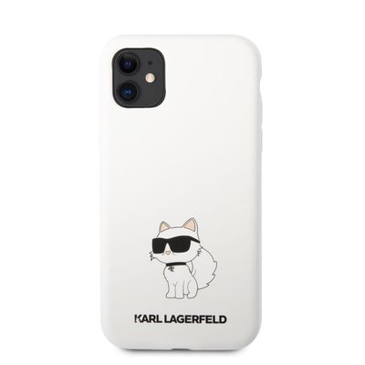 Чехол Karl Lagerfeld Liquid Silicone Choupette NFT для Apple iPhone 11 KLHCN61SNCHBCH фото