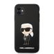 Чохол Karl Lagerfeld Liquid Silicone Ikonik NFT для Apple iPhone 11 KLHCN61SNIKBCK фото 1