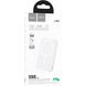 Внешний аккумулятор (павербанк) Hoco J109 Easy MagSafe 5000mAh White J109  фото 5