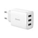 Мережевий зарядний пристрій Baseus Compact Charger 3U 17W White 367170003 фото