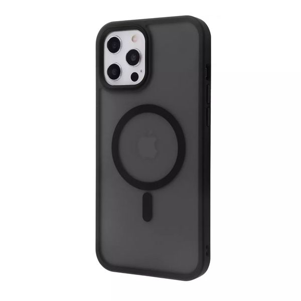 Чехол WAVE Matte Insane Case with MagSafe iPhone 12 Pro Max Black 451120001 фото